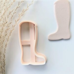 Boot Cookie Cutter for Baking and Polymer Clay Large Boot Shape Clay Cutter for Western Theme Cookies DIY Crafts Fondant Cake Decorating Fall Fashion Accessories and Seasonal Projects