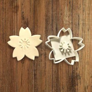 Frangipani Flower Cookie Cutter for Making Homemade Shortbread Biscuits Pastry Sugar Paste Fondant Dough Floral Shaped Cookies for Cake Decoration Tropical Theme Parties and Baking