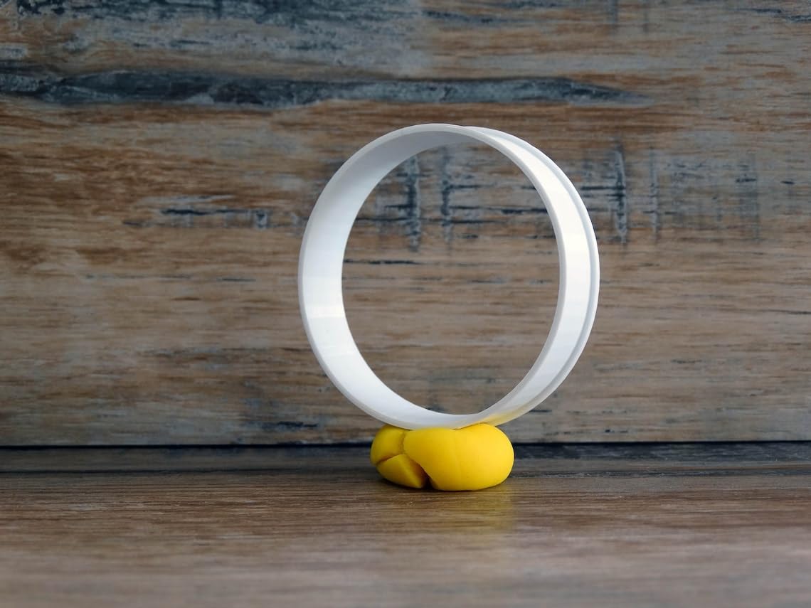 Circle Shaped Cookie Cutter for Making Homemade Shortbread Cookies Pastry Sugar Paste Fondant Cake Decorations Ideal for Baking Donuts Biscuits Sandwiches Crafts and Everyday Kitchen - Image 3
