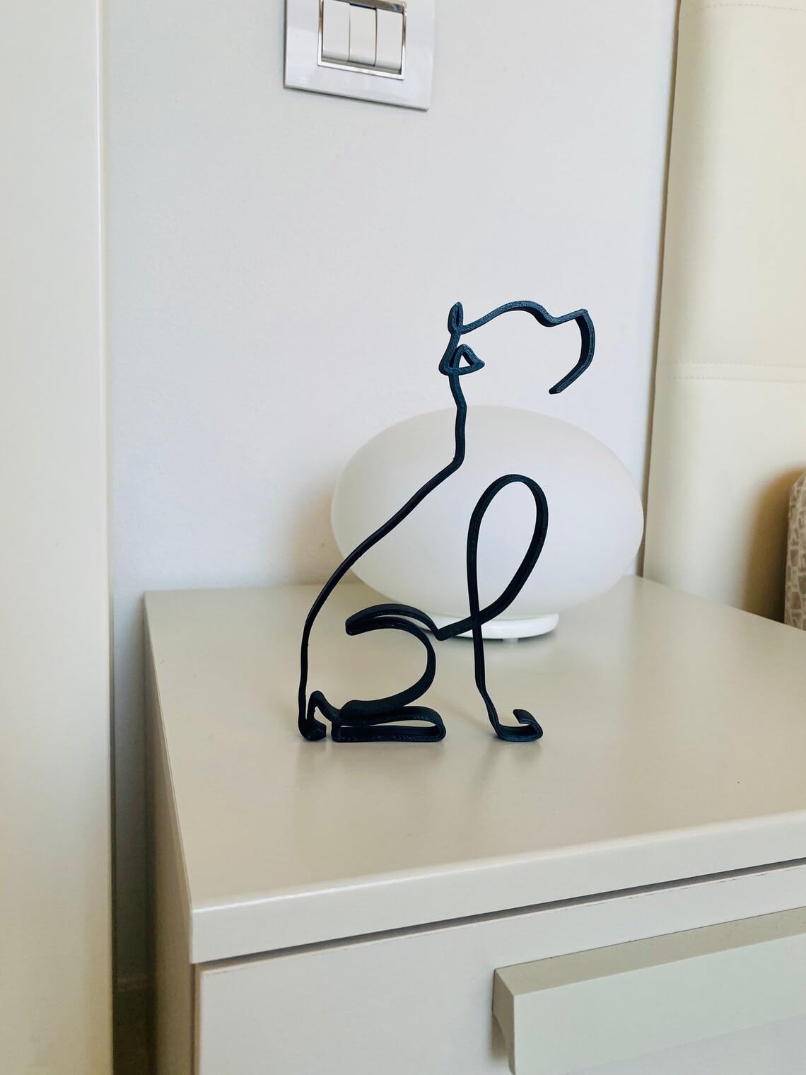 Staffordshire Bull Terrier Bio Statue - Unique Dog Breed Decor for Windowsill, Bookshelf, and Pet Lovers - Image 2