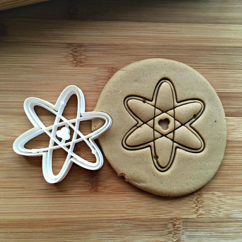 Cookie Atom Cookie Cutter Multi Size for Science Themed Parties, Educational Events, and Creative Baking Made in India Durable Reusable Cookie for Cookies, Sandwiches, Fondant,