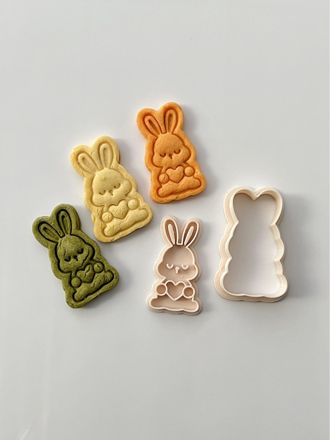 Black Bunny Cookie Cutter Set with Rabbit Stamp for Animal Themed Baking Homemade Cookies Fondant Cake Decorating Party Favors Easter Treats and Thoughtful Baking Gift Ideas - Image 3