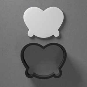 Pretzel Shaped Cookie Polymer Clay Cutter with Sharp Tapered Edge for Jewelry Making Mini Studs Pendant Set and Cookie Cutter Versatile Craft Tool for Detailed Food-Themed Clay