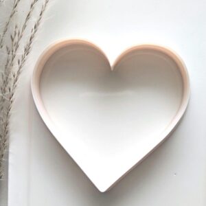 Heart Cookie Cutter for Valentine Baking and Clay Crafts Romantic Shaped Fondant and Clay Cutter Tool for Cookies Cupcakes Polymer Clay Jewelry and Handmade Holiday Decorations