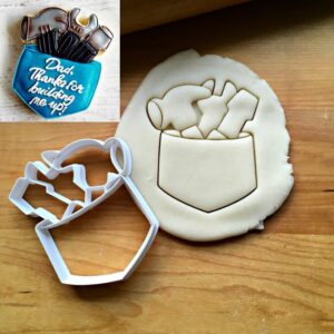 Tools Cookie Cutter Cookie - Suitable Size - Choose Standard or Dishwasher Safe - Made in India - Perfect for Construction, Handyman, and DIY-Themed Events - Durable Cookie Cutter for