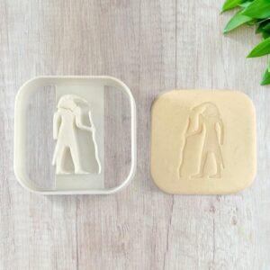 Egyptian Hieroglyph Cookie Cutter for Shortbread Cookies Pastry Fondant Sugar Paste Dough Homemade Cake Decoration Ancient Egypt Symbol Baking Tool for School Events Crafts