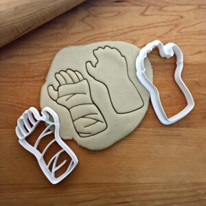 Set of 2 Cast Cookie Cookie Cutters for Baking, Customizable Cookie Shapes, Made in India, Dishwasher Safe, Ideal for Parties, Holidays, and Creative Treats