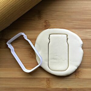 Cookie Tall Mason Jar Cookie Cutter for Vintage, Rustic, Biscuit, Fondant, Cake Decoration, Sugar Craft, Cupcake Toppers, Jars, Made in India
