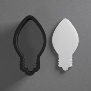 Lightbulb Light Bulb Polymer Clay Cutter Cookie With Sharp Tapered Edge Earring Jewelry Tool For Mini Studs Pendant Set Crafting Mold Cookie Cutter For Clay Art Accessories