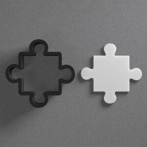 Jigsaw Puzzle Piece Polymer Clay Cutter Sharp Tapered Edge Earring Jewelry Making Tool for Mini Studs Pendants Cookie Cutter Craft Supplies Cookie India