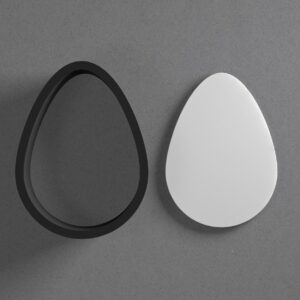 Egg Shape Polymer Clay Cutter With Sharp Tapered Edge Jewelry Earring Making Tool For Mini Studs Pendant Set Clay Mold Cookie Cutter For Easter Spring Holiday Craft And Baking Projects