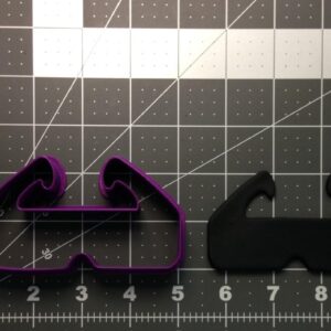 Black Sunglasses Cookie Cutter Cookie Summer Party Beach Theme Eyewear Shape Baking Mold for Cookies Cupcakes Cake Toppers Pool Party Decorations Travel Crafts Fun Kids Treat Tool