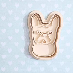 French Bulldog cookie cutter set for dog lover themed cookies fondant pastries baking perfect for pet birthday treats kids crafts school projects cake decorating events and homemade dog