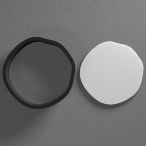 Irregular Circle Shape Polymer Clay Cutter With Sharp Tapered Edge Jewelry Earring Making Tool For Mini Studs Pendant Set Clay Mold Cookie Cutter For Abstract Modern Geometric Crafts