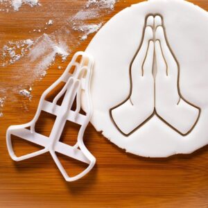 Namaste Cookie Cutter Cookie for Yoga Class Meditation and Spiritual Baking Themes Perfect for Chakra Namaskar Divine Hands and Sanskrit Greeting Biscuits Made in India (ONLY Namaste)