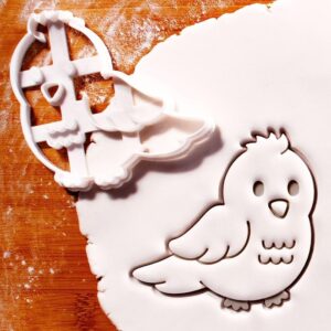 Baby Bird Cookie Cutter for Spring Baking Easter Day Baby Shower Treats Nature Themed Event Animal Shaped Biscuit Mold Fondant Decorating Tool for Kids Parties and Seasonal Celebration