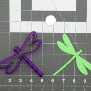 Dragonfly Body Black Cookie Cutter Silhouette Insect Theme Baking Tool for Nature Inspired Cookies Fondant Clay Crafts Spring Garden Party Decorations and Wildlife Educational