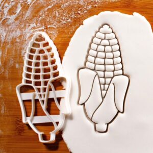 Corn Cob Cookie Cutter Cookie Mold for Biscuit Fondant Clay Baking Harvest Festival Thanksgiving Day Fall and Summer Seasonal Baking and Craft Tools