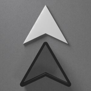 Arrow Triangle Polymer Clay Cutter Sharp Tapered Edge for Earrings Jewelry Making Tool Mini Studs Pendant Set Modern Geometric Shape Cookie Cutter for DIY Clay Craft Art Projects
