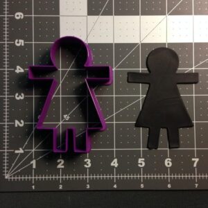 Paper Doll Girl Cookie Cookie Cutter for Themed Party Baking Creative Kids Activities DIY Fondant Decorations Educational Craft Projects Gift Cookies and Doll Inspired Treats India