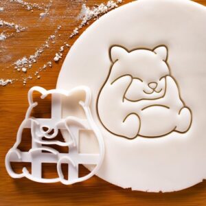 Hamster Grooming Cookie Cutter Cookie Baking Cute Animal Shaped Biscuits Perfect for Baby Shower Decorations pet Themed Birthday Party Treats and Fun Animal Lover Baking (ONLY Grooming)