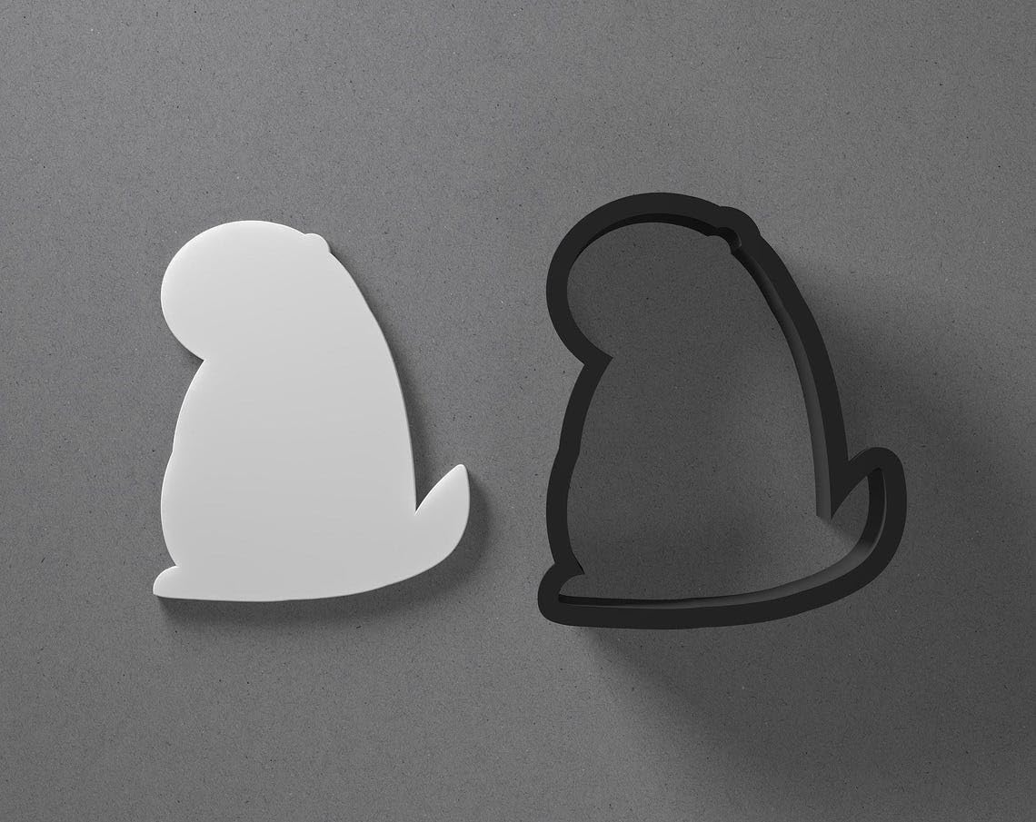 Stylized Groundhog Polymer Clay Cutter Sharp Tapered Edge Clay Earring Cutter Jewelry Making Tool for Mini Studs Nature Pendant Set Cookie Cutter for Animal Theme Clay Crafts - Image 2