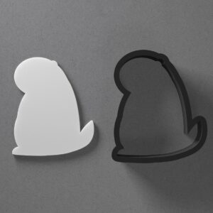 Stylized Groundhog Polymer Clay Cutter Sharp Tapered Edge Clay Earring Cutter Jewelry Making Tool for Mini Studs Nature Pendant Set Cookie Cutter for Animal Theme Clay Crafts