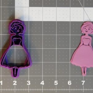 Bride Cookie Cutter Black Cookie India Baking Tool for Making Wedding and Bridal-Themed Cookies, Fondant, Chocolate, Cake Decorations, DIY Crafts, Party Treats, and Creative Projects