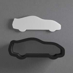 Sports Car Polymer Clay Cutter Sharp Tapered Edge Clay Earring Cutter Jewelry Making Tool for Mini Studs Racing Car Pendant Set Cookie Cutter for Clay Crafts and Automotive Art Projects