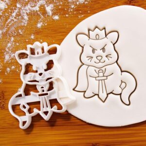 Nutcracker Cookie Cutter Christmas Traditional Soldier Doll Guard Biscuit Fondant Clay Cutter with King Jacket Uniform Design Perfect Holiday Baking Winter Festival Party (ONLY NUTCRACKER )