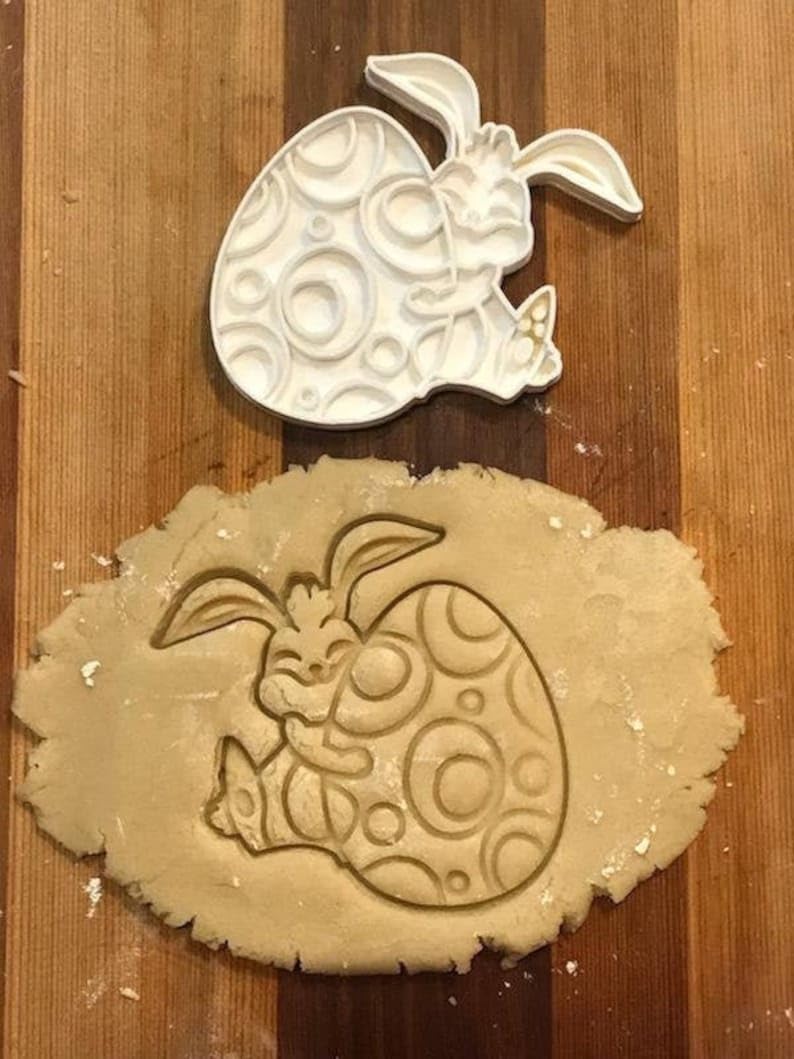 Black Easter Bunny V02 Cookie Cutter Cookie Spring Rabbit Cookie Mold for Easter Baking Holiday Treats Kids Party Desserts Animal Theme Crafts Egg Hunt Snacks and Custom Gift Packaging