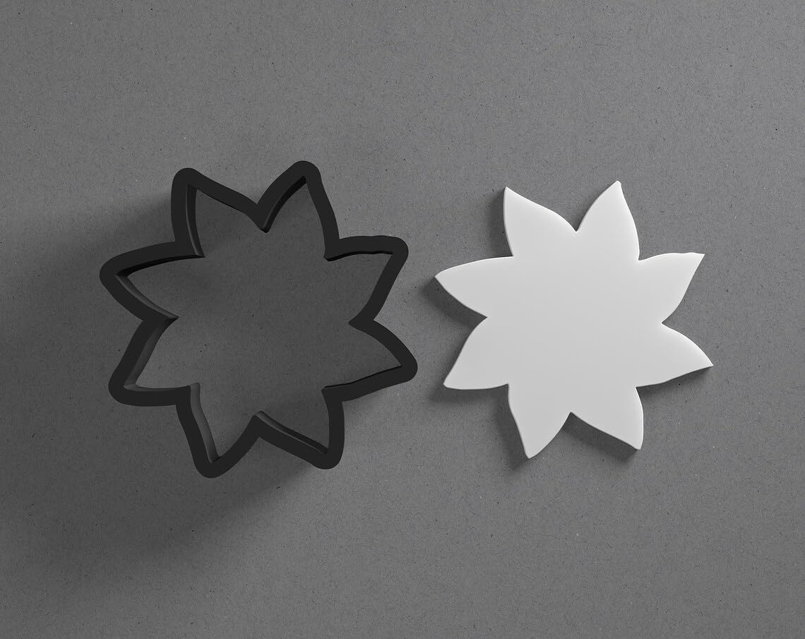Whimsical Sunflower Clay Cutter for Earrings and Jewelry Making Sharp Tapered Edge Tool for Polymer Clay Mini Studs Pendant Set Cookie and Fondant Decoration Use in Baking or DIY Craft - Image 2