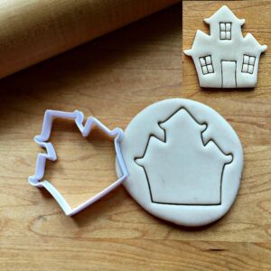 Cookie Haunted House Cookie Cutter for Halloween Baking, Fondant, Biscuit, Sugar Craft, Clay Modeling, Cupcake Decorating, Spooky Party Crafts and Treats, Made in India