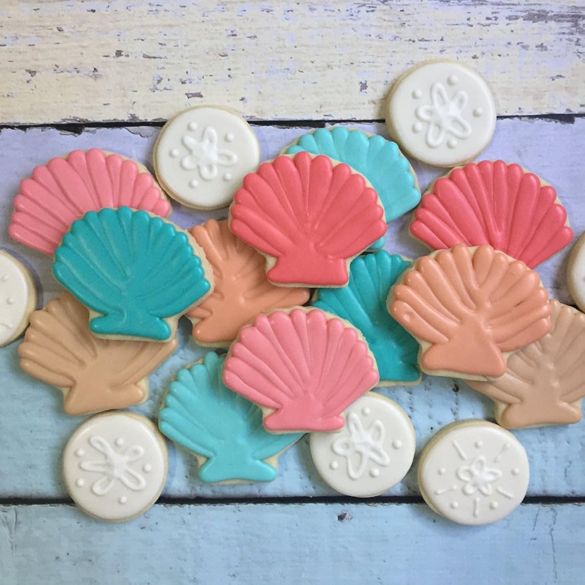 Sea Shell Outline Cookie Cutter Cookie for Fondant Clay Beach Theme Baking Craft Tools Summer Party Desserts DIY Use in India - Image 3
