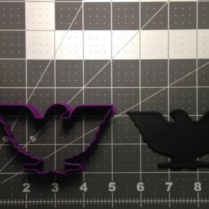 Eagle Black Cookie Cookie Cutter for Bird Theme Party Patriotic Celebration Wildlife Animal Cookies Baking Supplies for Kids Birthday Nature Events Fondant Craft Decoration Projects