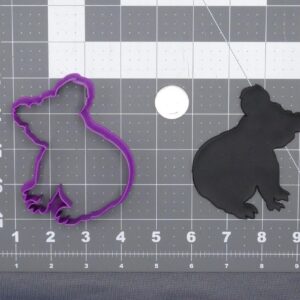 Black Koala 266-E539 Cookie Cutter Silhouette for Baking Animal Shaped Cookies Australia Theme Party Decor Biscuit Fondant Sandwich Pancake Craft Tool for Kids Learning and School