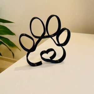 Paw: Minimalist Statue Sculpture - Perfect for 3D Gifts, Housewarming Presents, Tabletop Display, and Home Decor Birthday Surprises