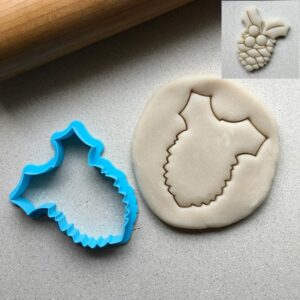Cookie Pine Cone with Holly Cookie Cutter for Baking Holiday-Shaped Cookies Cake Decorations Suitable Size Made in India for Christmas, Winter Celebrations, and Festive Occasions
