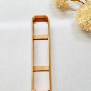 Victorian Style Bookmark Cookie Clay Cutter for Elegant Polymer Clay Creations, Vintage Inspired Clay Cutter for Bookmarks, Crafts, Gifts, Scrapbooks, and Handmade Stationery Items