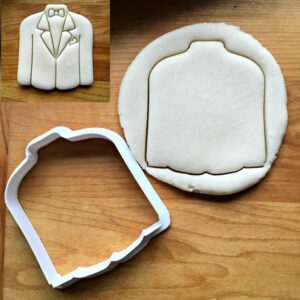 Cookie Groom Tuxedo Cookie Cutter for Baking Wedding Cake Fondant Decorations Suitable Size Dishwasher Safe Made in India for Bridal Showers Weddings Bachelor Parties and Fashion Theme