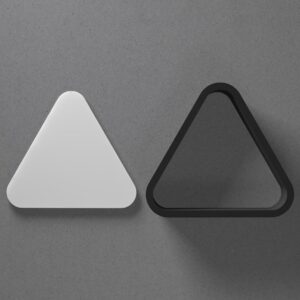 Rounded Triangle Dangle Shape Polymer Clay Cutter With Sharp Tapered Edge Jewelry Earring Making Tool For Mini Studs Pendant Set Clay Mold Cookie Cutter For Geometric Craft Jewelry