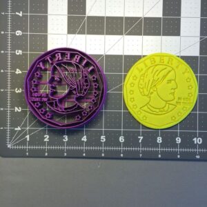 Black Dollar Coin Cookie Cookie Cutter for Baking Currency Themed Cookies Fondant Crafts Clay Projects Classroom Activities DIY Treats and Financial Education Events