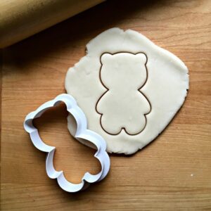 Teddy Bear Cookie Cutter, Suitable Size, Perfect for Baby Showers, Birthdays, or Cute Dessert Treats, Custom Bear-Shaped Cookies, Dishwasher Safe, Made in India