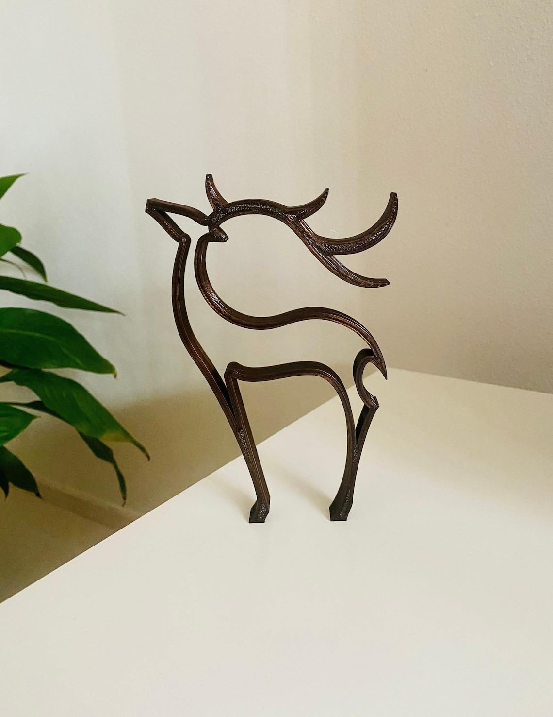 Minimalist Statue Deer Sculpture: Ideal Statue Gift for Home Decor, Shelf Sitter, Tabletop Present, Perfect for Christmas and Birthdays - Image 2