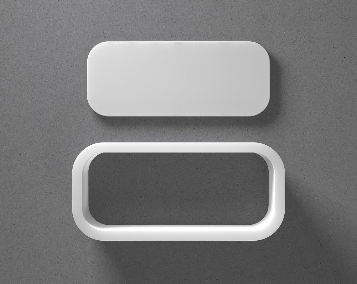 Rounded Rectangle Cookie Cutter Plaque Shape Baking Tool for Cookies Biscuits Fondant Dough Clay Jewelry Making Earring Craft Decorating Party Baking and Daily Home Use - Image 2