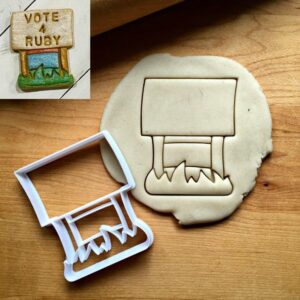 Cookie Yard Sign Cookie Cutter, Suitable Size for Cookies, Biscuits, Fondant, and Crafts, Perfect for Party Decor, Celebrations, and Custom Event Signage, Made in India