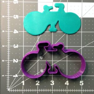 Bicycle 102 Black Cookie Cookie Cutter for Baking, Fondant, Pastry, Biscuits, Sandwiches, Fruits, Crafts and Party Decorations Perfect for Kids, Family, Kitchen, School Projects,