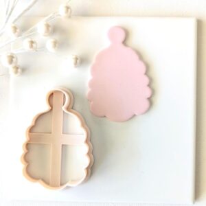 Santa with Hat Cookie Cutter for Christmas Baking and Polymer Clay Crafts Festive Santa Face Shape Clay Cutter for Sugar Cookies Fondant DIY Earrings Ornaments and Holiday Decorations