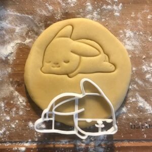 Black Sleeping Bunny Cookie Cutter, Easter Cookies, Funny Rabbit Cookie Cutter, Rabbit Lover Gift, Gift for Mom, Easter Party Treats, Holiday Baking Decor