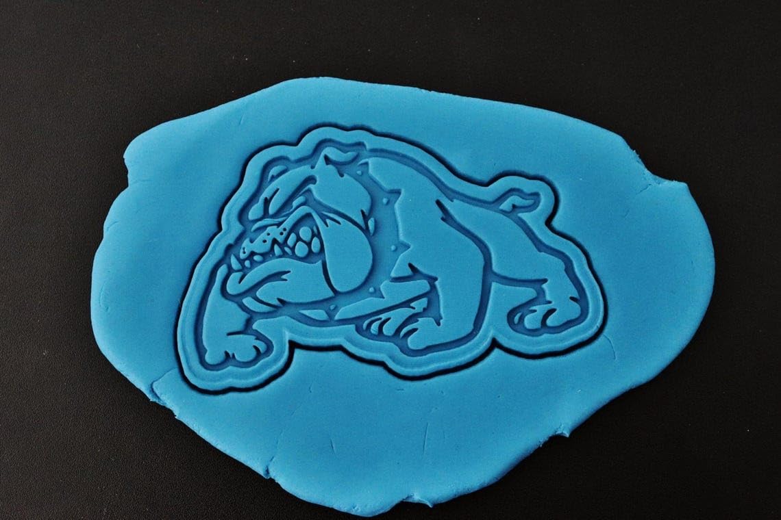 Bulldog Body Cookie Cutter Black cookie Stamp and Stencil Set for Animal and Dog-Themed Baking, Sugar Cookie Mold, Fondant Cutter, Baking Decoration Tools for Kids and Adults - Image 2